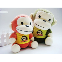 Design personalizado OEM! Olhos grandes animais Plush Macaco Soft Toy